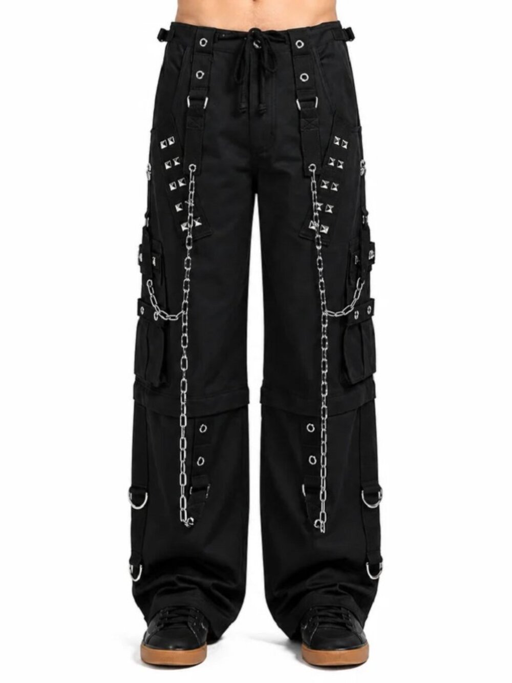 Men Extreme Bondage Alternative Gothic Pant Trouser Transformer Punk Rock Pants